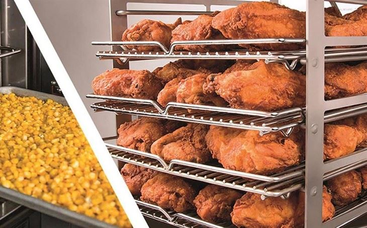Auto Lift 8-Head Electric Chicken Pressure Fryer high quality
