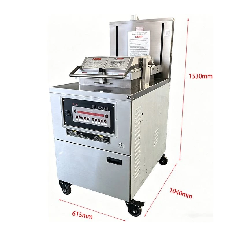 Auto Lift 8-Head Electric Chicken Pressure Fryer factory