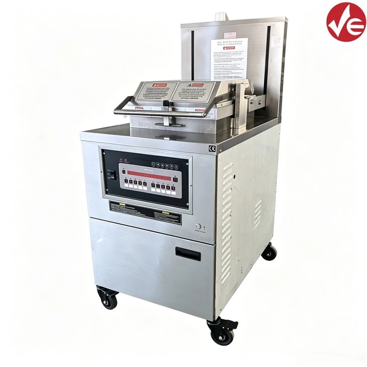 Auto Lift 8-Kopf-elektrische Hähnchen-Druckfritteuse